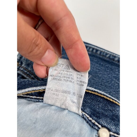 Wrangler Authentics Jeans Mens Size 36x32 Blue Denim Straight Leg Casual Durable - Picture 6 of 7